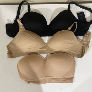 Soma 36 D Bras & Target Bandeau Bra all fit the same Gently Used